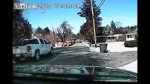 LiveLeak - Dash cam catches house exploding from gas leak in Stafford NJ