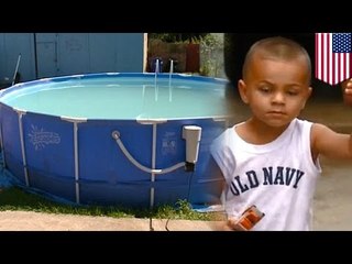 VIDEO FLIC HÉROS: Un policier sauve la vie d’un enfant de 2 ans noyé dans une piscine.