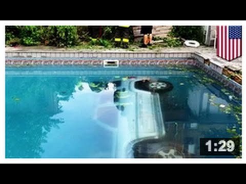 FÊTE AU BORD DE LA PISCINE: Une ivrogne conduit tout droit dans la piscine d’un fêtard