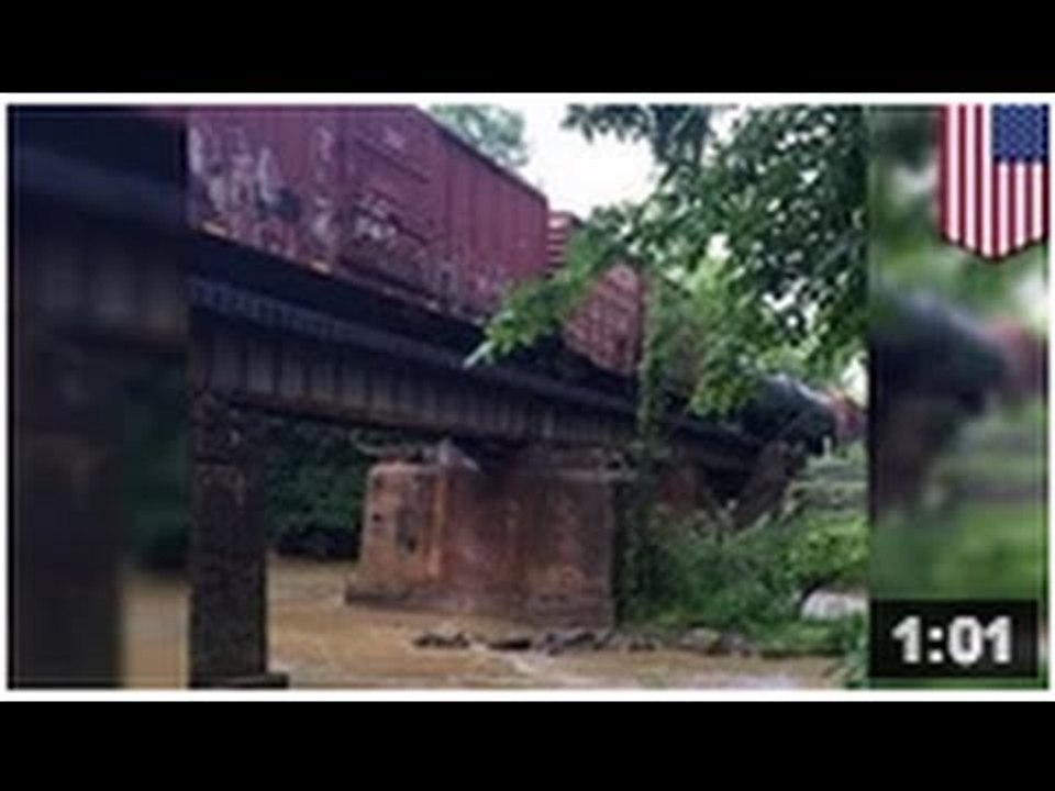 FACE À LA MORT: Un trio en train de pêcher se fait faucher par un train