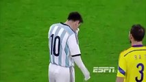 Messi vomitó durante el partido ante Rumanía