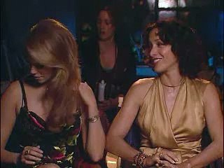 Elizabeth Berkley and Jennifer Beals - Roger Dodger - On Set