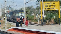 Crazy Buffalo STOPS the Train and escapes : Indian Railways