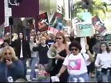 Anti Fur Protest by Last Chance for Animals in Beverly Hills