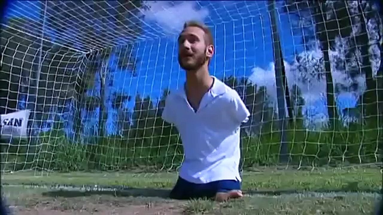 Sem braços? Sem pernas? Sem problemas! Nick Vujicic