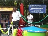 BIOGAS - BIOTECH-INDIA  waste to electricity project -  pallipuram  inaguration.mpg