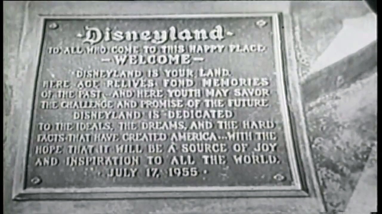 Vintage Disneyland Opening Day Footage - July 17, 1955 Celebration with Walt Disney, parade