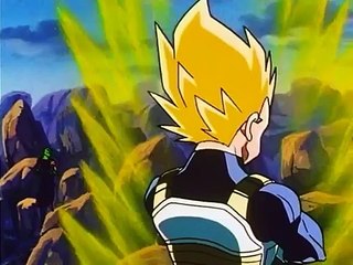 Vegeta realises that Future Trunks is his son