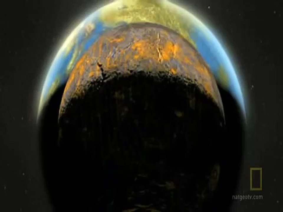 Two Planets Collide in Deep Space