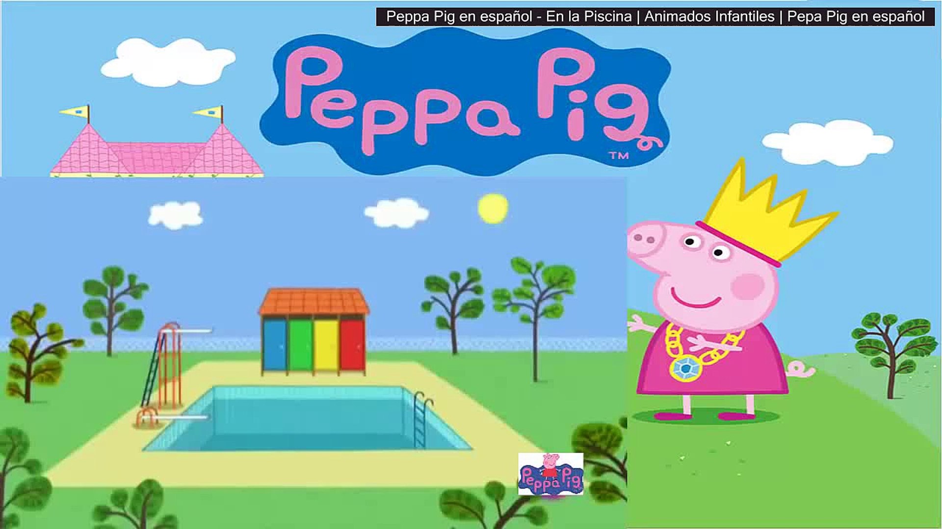 Culo Representar asignar Peppa Pig en español - En la Piscina | Animados Infantiles | Pepa Pig en  español - video Dailymotion