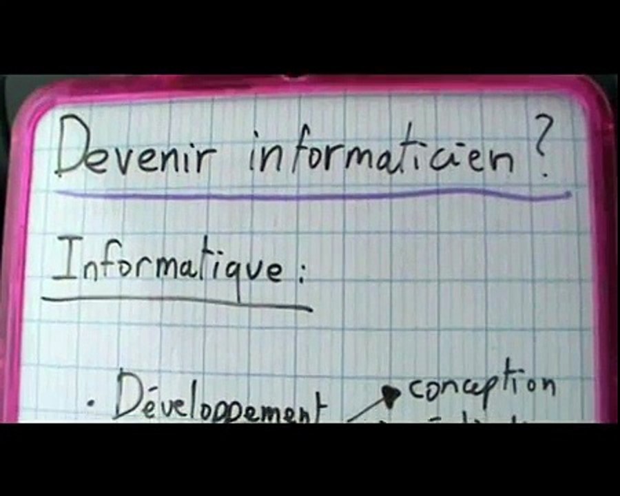 Devenir informaticien ?