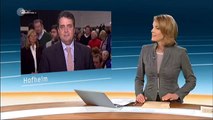 Sigmar Gabriel (SPD) mag Marietta Slomka vom ZDF 