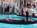 Gondola ride outside the Venetian casino in Las Vegas.