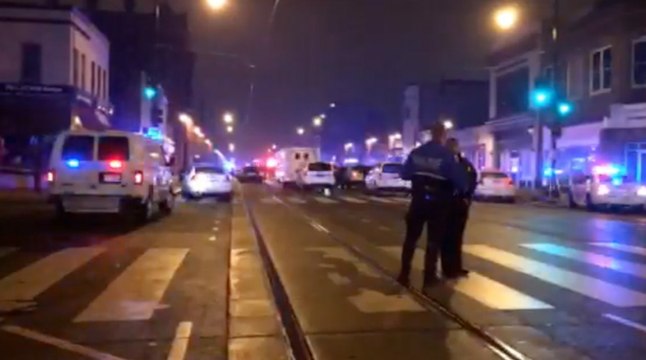 Cops rush to the scene of H Street standoff