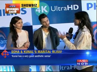 Soha & Kunal's marital bliss