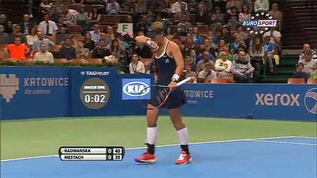 WTA Katowice : Mestach - Radwanska