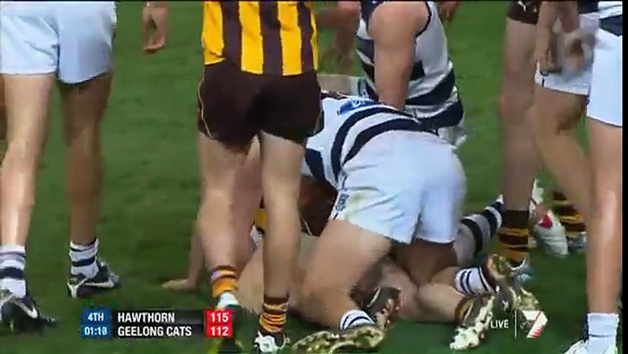 Hawthorn v Geelong - Final 2 minutes (Round 19, 2012) - AFL