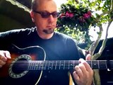 (Original) fingerstyle acoustic guitar open G Minor Alternate tuning by Kenny Green