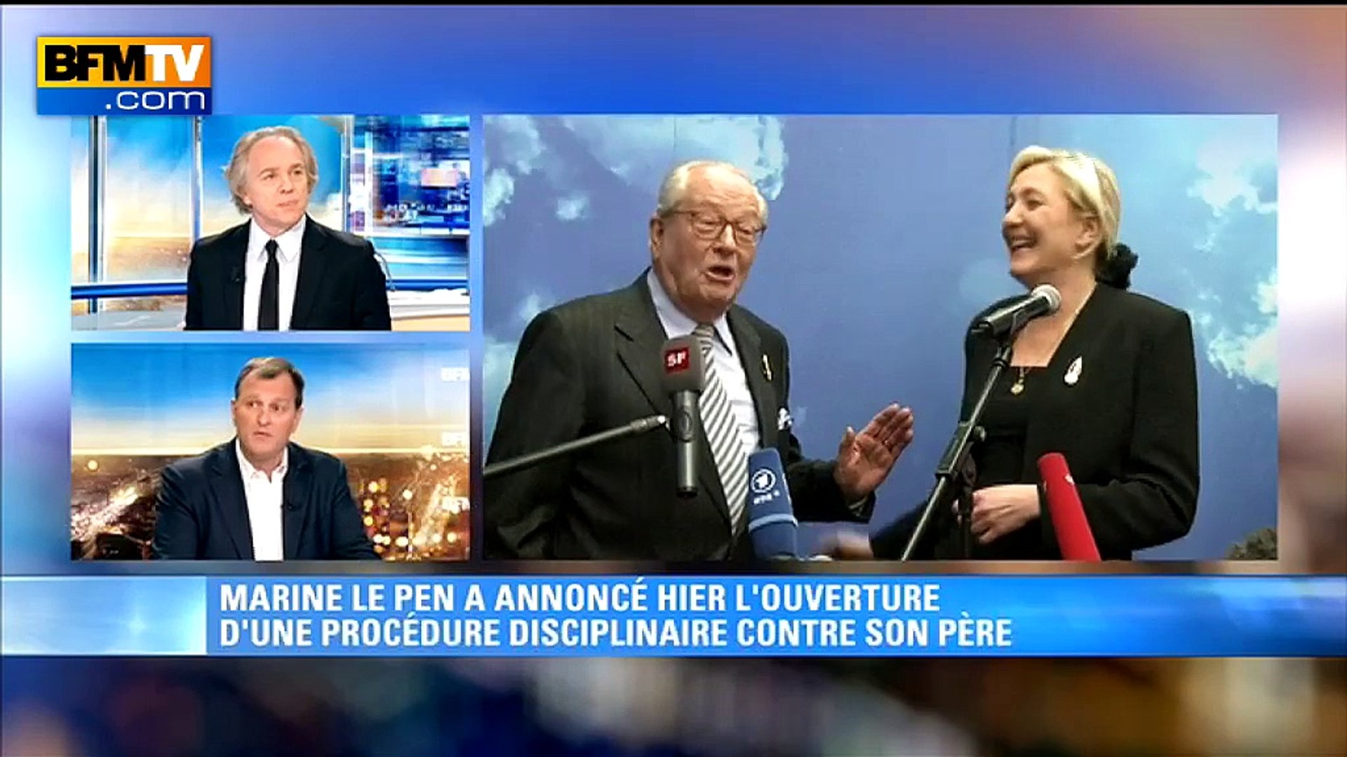 En période d'ascension du FN, Louis Aliot ne comprend pas l'attitude de  Jean-Marie Le Pen - Vidéo Dailymotion