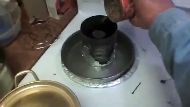 Donut Wood Stove - Simple Blue Flame Wood Gas Stove