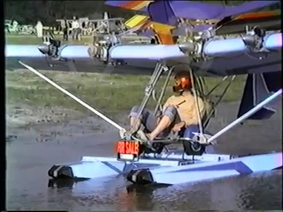 Crazy LAZAIR 4 Engine on FLOATS - Unbeliveable Performance
