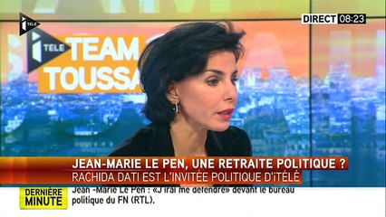 Rachida Dati : "Vous nous faites venir aux aurores pour parler de cette histoire familiale qui ne m'intéresse pas"