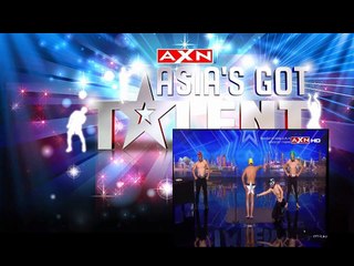 Asia's got talent 2015 Japan Mask Performers April 9 2015