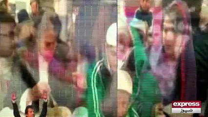 Imran Khan visit of Azizabad