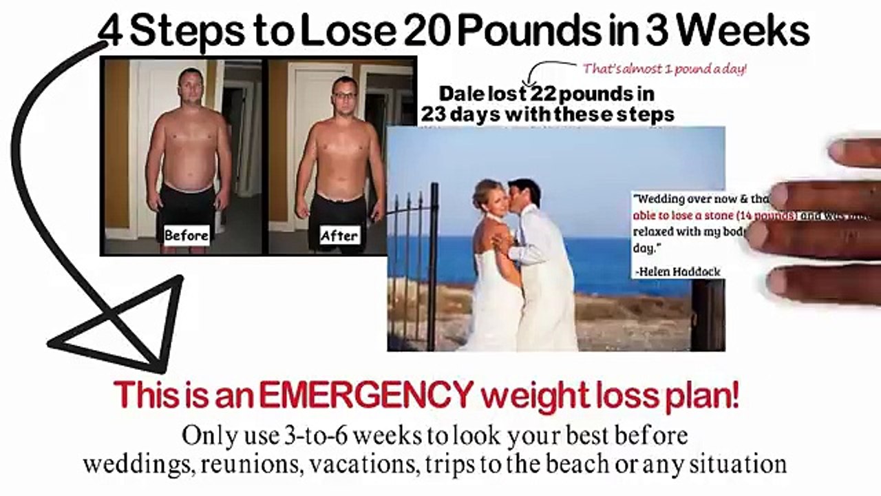EMERGENCY Diet_ Lose 20 Pounds in 3 weeks or... 22 lbs. in 23 days like he did