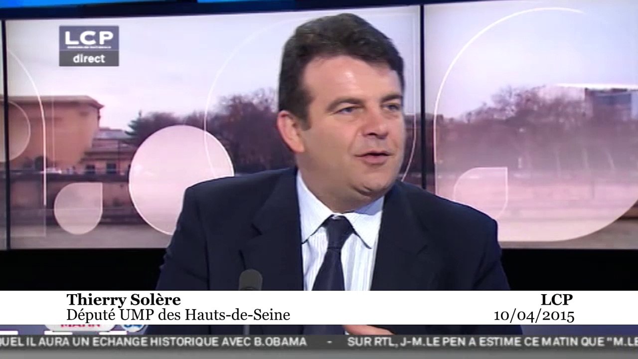 Thierry Solère : «Tout le monde s’attendait à ce que l’UMP continue de se déchirer»