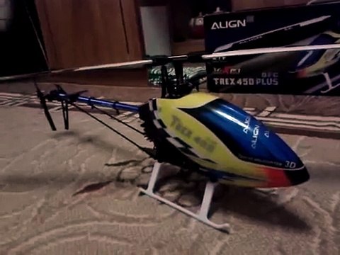 #TREX 450 dfc plus первый пуск