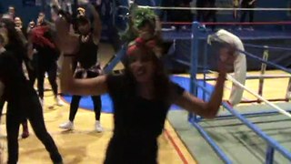 Flash Mob du Championnat de France UNSS de Savate Boxe Françasie