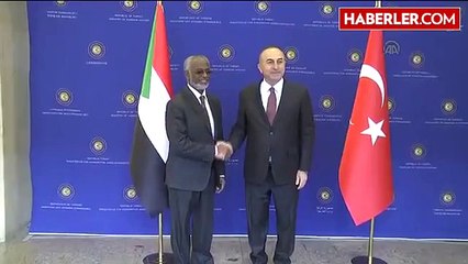 Çavuşoğlu, Sudan Dışişleri Bakanı Karti ile Bir Araya Geldi