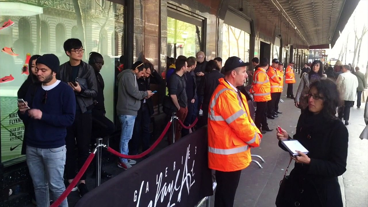 Vidéo de l'Apple Watch Shop des Galeries Lafayette