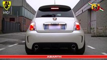 500 Abarth SS - VICI Exhaust start up, rev and accellerations sound ITA