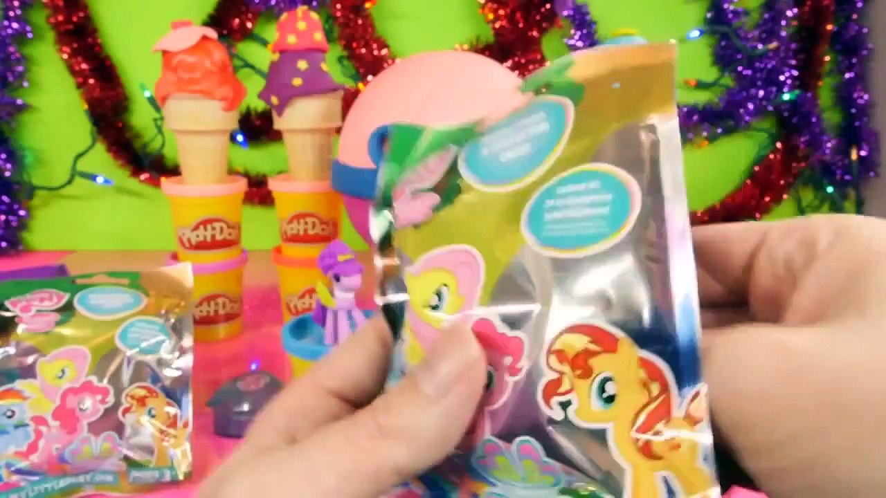 Play Doh Surprise Ice Cream LaLaLoopsy Girls Toys + Egg Surprise MLP Disney Cars Toy Club