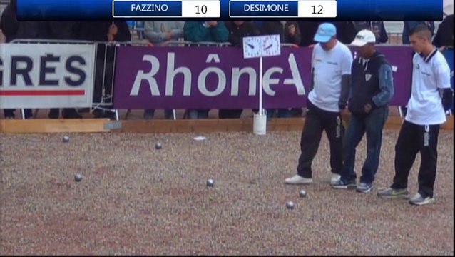 National à pétanque de Vaulx-en-Velin 2014 : huitième FAZZINO vs DE SIMONE