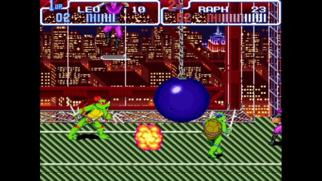 Teenage Mutant Ninja Turtles : Turtles in Time - gameplay