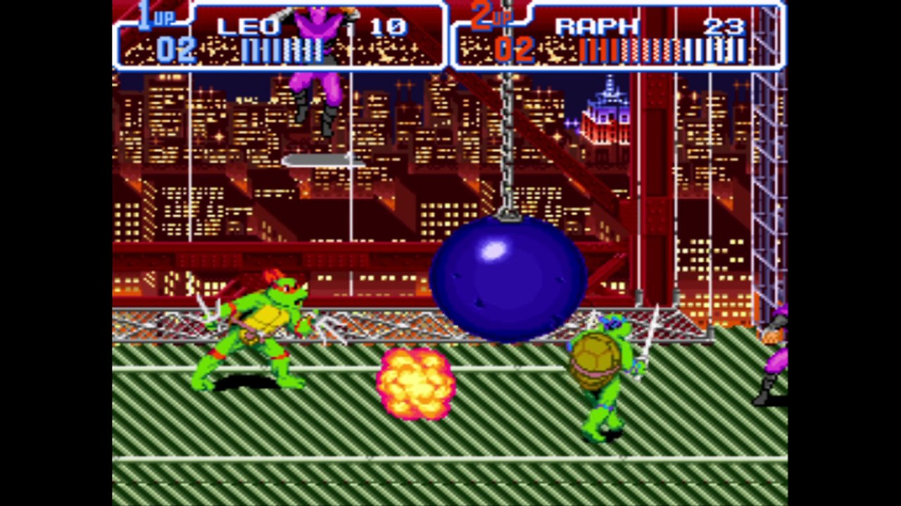 Teenage Mutant Ninja Turtles : Turtles in Time - gameplay