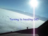 KLM Boeing B747-400 Landing Almaty Cockpit view