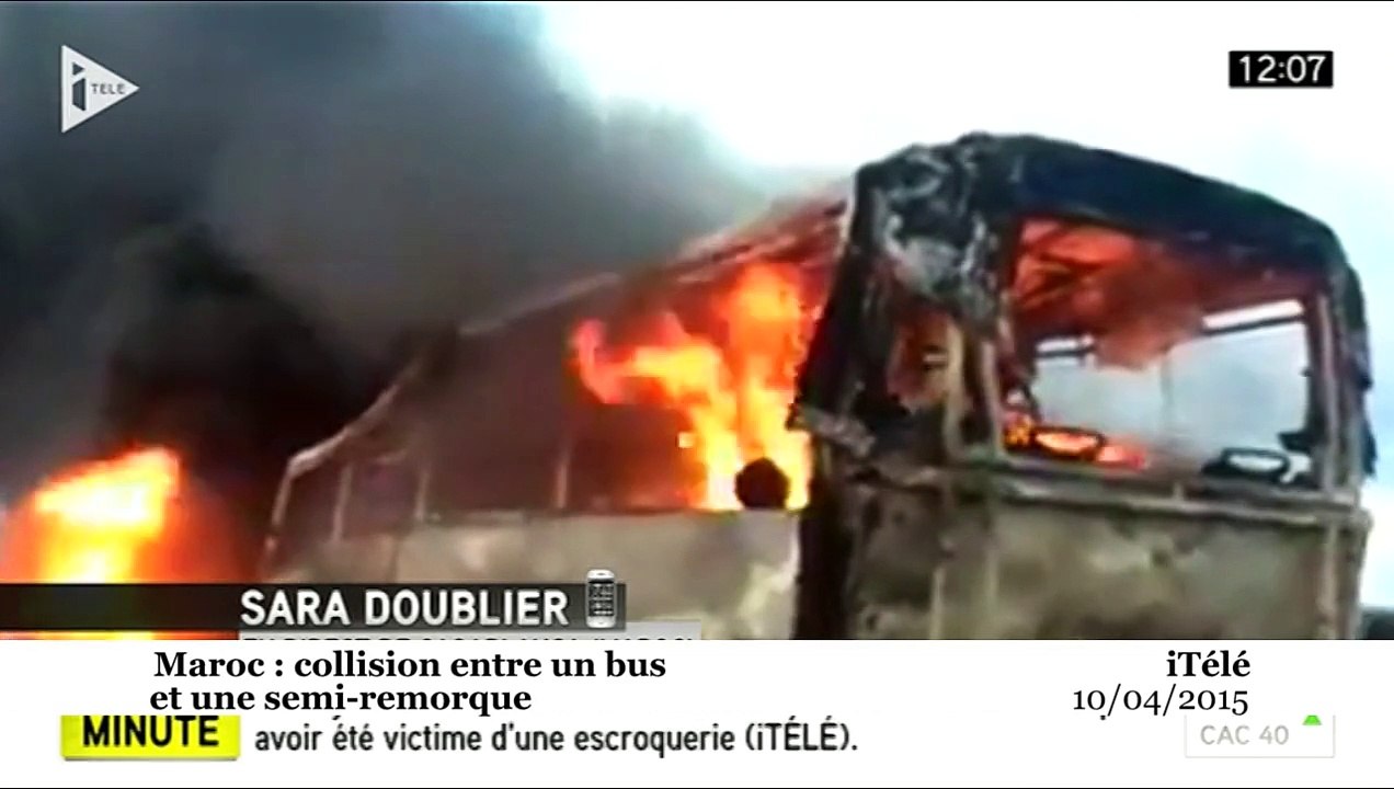 Maroc : collision mortelle entre un bus et une semi-remorque