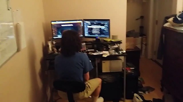 Drunk roommate = Music blasting and horrible singing