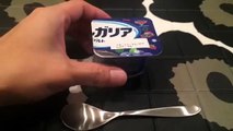 Lid of Japanese yogurt does not stick : amazing invention!