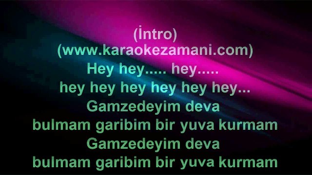 Cansu Koç - Gamzedeyim Deva Bulmam - 2006 TÜRKÇE KARAOKE
