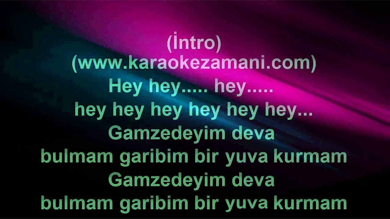 Cansu Koç - Gamzedeyim Deva Bulmam - 2006 TÜRKÇE KARAOKE