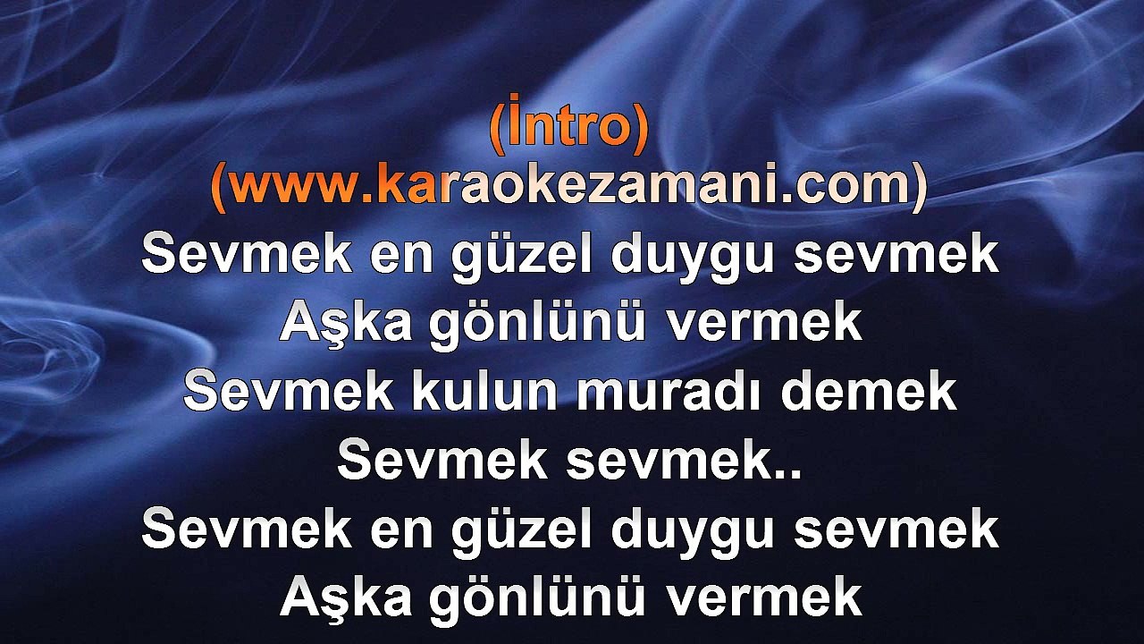 Cansever - Sevmek - 2012 TÜRKÇE KARAOKE