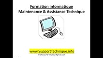Cours Maintenance #2 - Contenu de la formation - informatique, soutien et support technique
