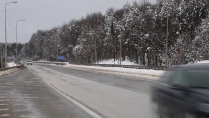 Bolu Dağı'nda Kar Yağışı