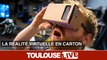 Une casque de réalité virtuelle en carton et en kit