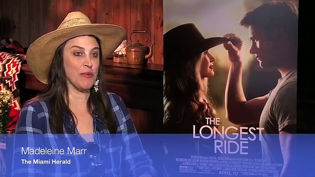 Nicholas Sparks, Britt Robertson and Scott Eastwood talk about The Longest Ride